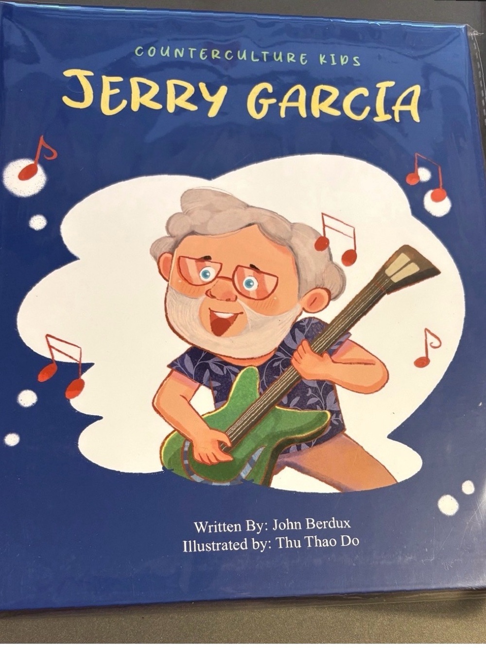 NWT Jerry Garcia Children's Book - Blue- in plastic